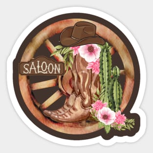 saloon Sticker